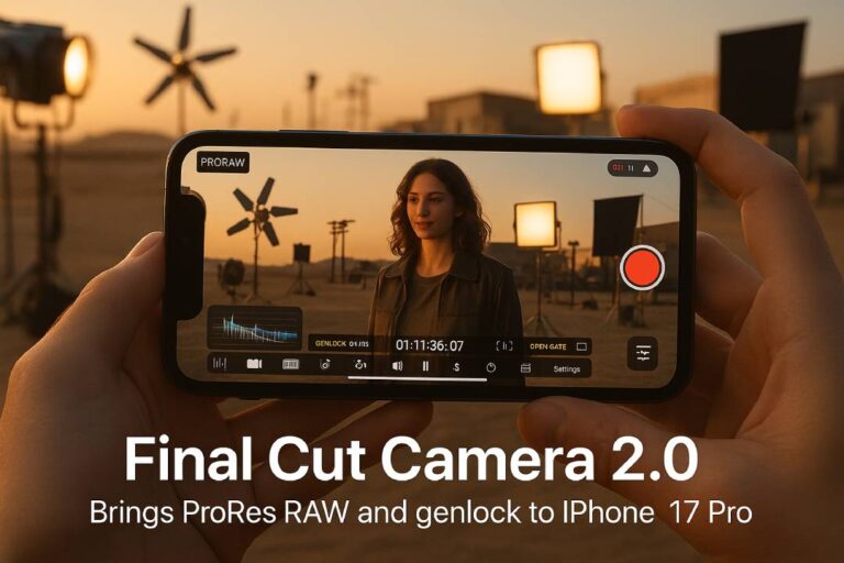 Apple Resmi Luncurkan Final Cut Camera 2.0, Bawa ProRes RAW dan Genlock ke iPhone 17