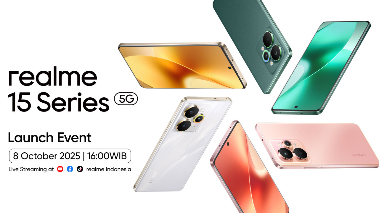 Realme 15 Series Siap Rilis di Indonesia, Harga Mulai Rp4,999 Juta