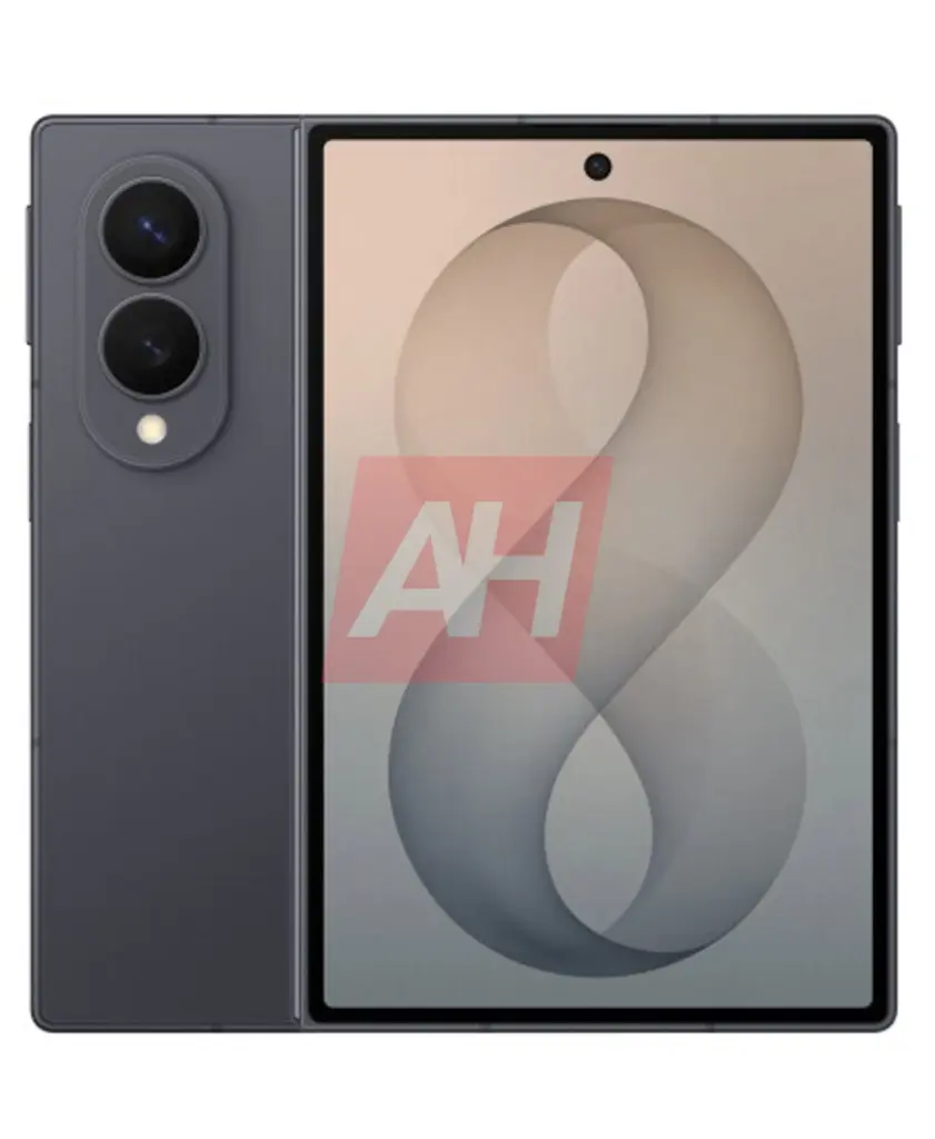 Render Samsung Galaxy Z Fold 8 Graphite