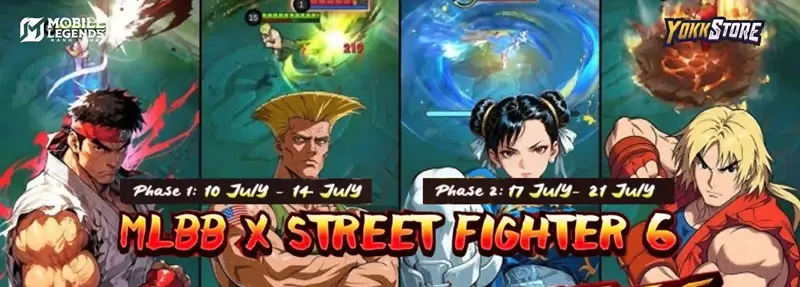 MLBB Resmi Kolaborasi dengan Street Fighter 6: Daftar Skin, Mekanisme Crest Exchange, dan Tip Hemat Diamond