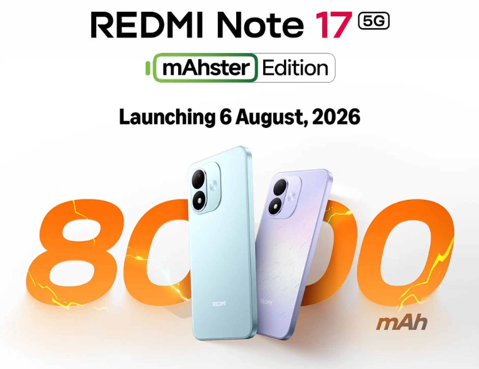 Redmi Note 17 Meluncur 6 Agustus di India, Usung Baterai 8.000 mAh