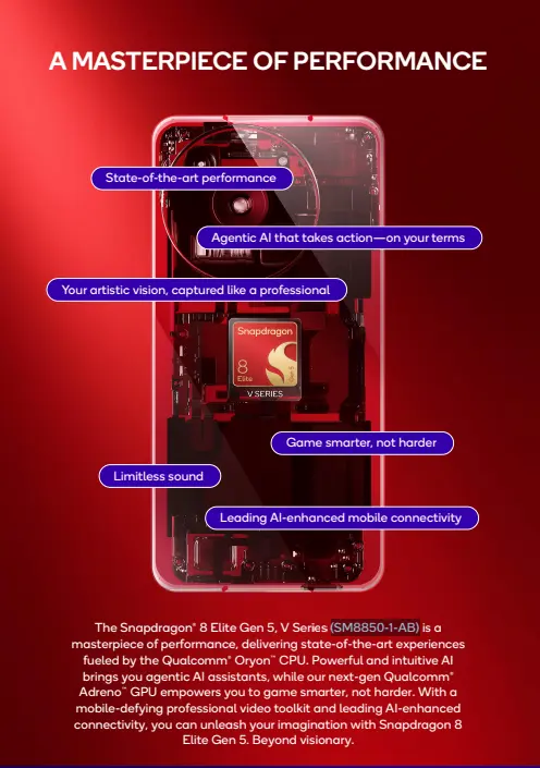 Qualcomm Resmi Perkenalkan Snapdragon 8 Elite Gen 5 V-series
