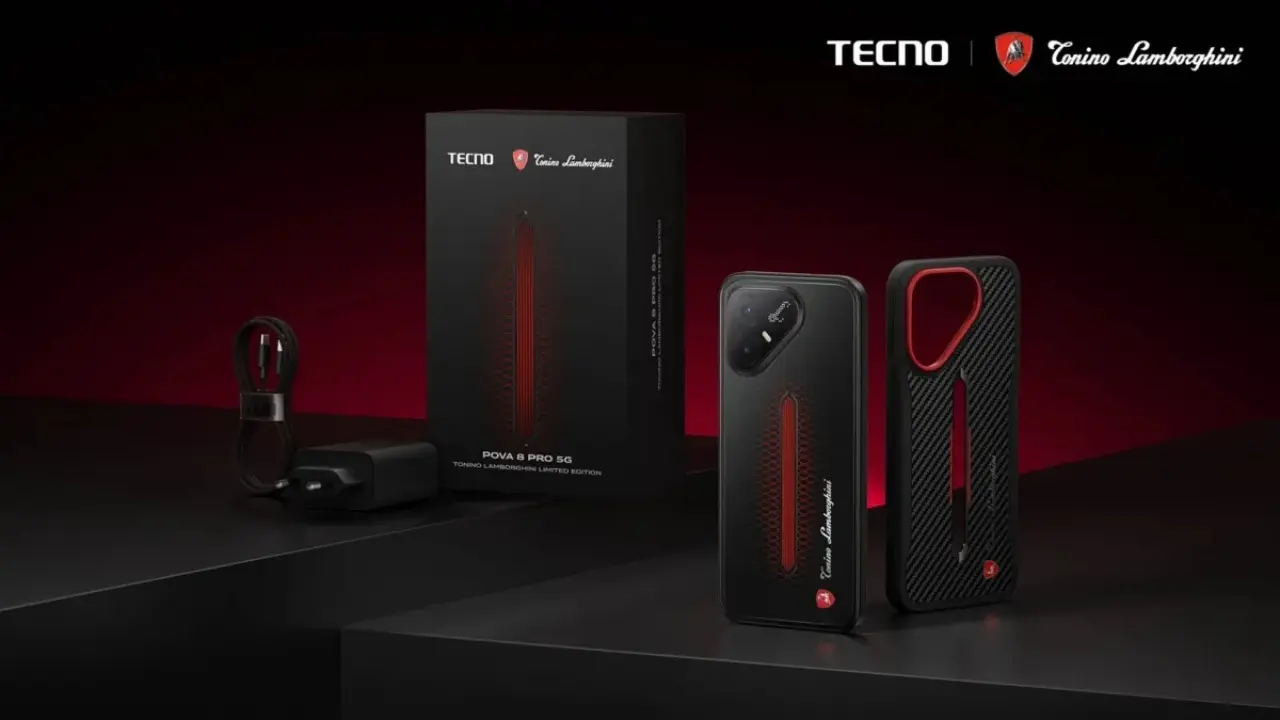 Tecno Pova 8 Pro 5g Tonino Lamborghini Edition Resmi Dirilis Tampil Sporty Dengan Desain Eksklusif Italia