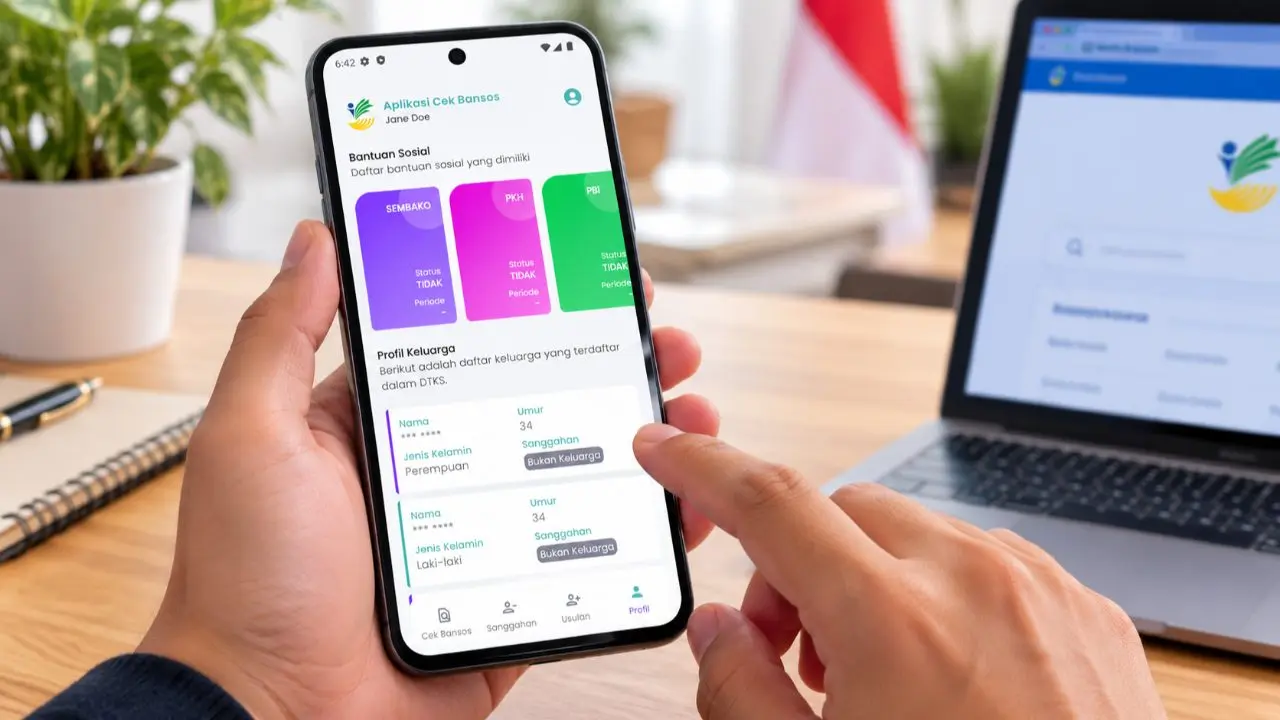 Cara Mudah Cek Penerima Bansos Lewat HP via Aplikasi dan Situs Web Kemensos