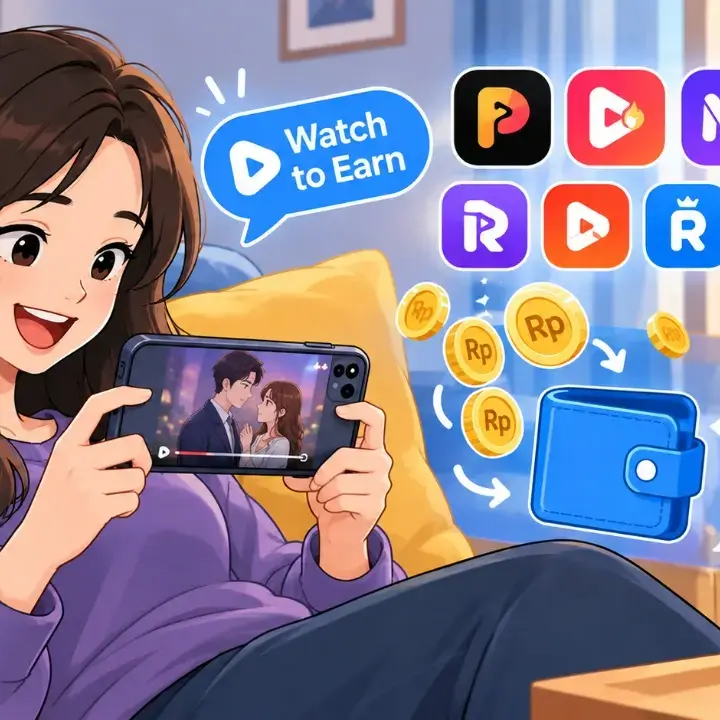 10 Aplikasi Nonton Drama Penghasil Uang yang Bisa Ditukar Saldo E-Wallet